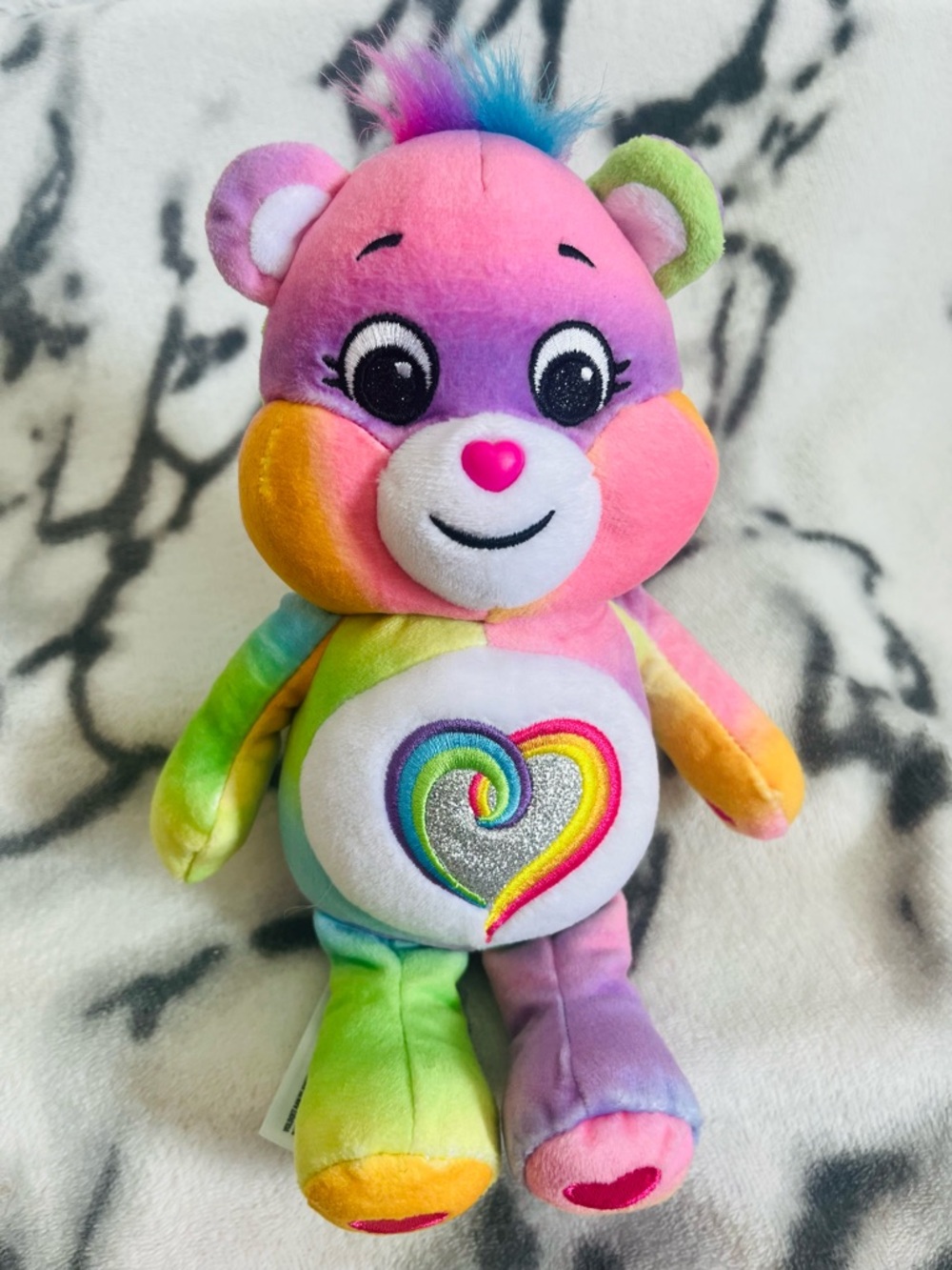 2022 Care Bear - Togetherness Bear  9”Plush Toy by Basic Fun/EUC